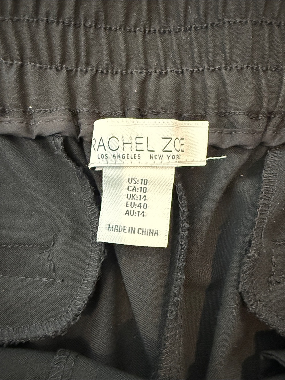 Rachel Zoe | Pull On Straight Leg Trousers | Size 10 - Picture 5 of 6